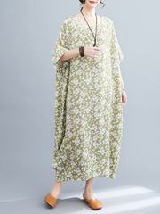 You're My Destiny Round Neck Kaftan Dress