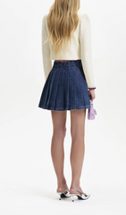 CREAM SEQUIN KNIT TOP WITH COLLAR