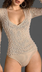 PEARL MESH BODYSUIT