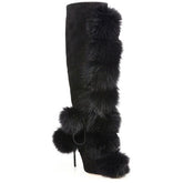 Jimmy Choo Inspired Pom-Pom Boots