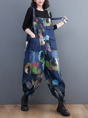 Wrangler Denim Middle Waist Bib Overalls