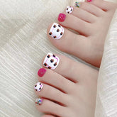 Hot Punk Toe Press-on Nails