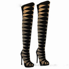 Thigh High Gladiator Boots