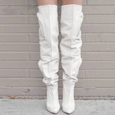 Pocket Thigh High Boots