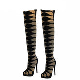 Thigh High Gladiator Boots