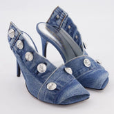 Pocket Denim Sandals
