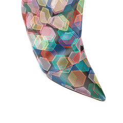 Mixed Colors Women's Knee High Boots