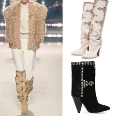 Isabel Marant Inspired Studded Boots