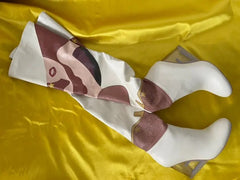 Fendi Inspired White Thigh High Boots