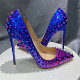 Christian Louboutin Inspired Gradient Rivet Pumps