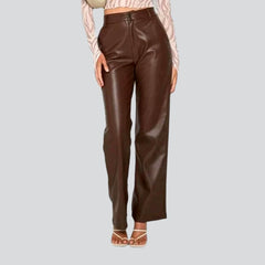 Y2k color denim pants for women