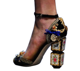 Byzantine Artwork High Heel Sandals