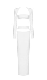 WHITE TWO PIECES BANDAGE SET