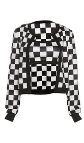 Two-piece long-sleeved cardigan(Two Pieces Suit)