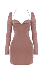 Wrapped chest strap dress