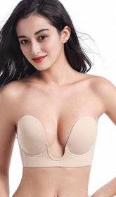 U-shaped invisible bra