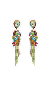 PARROT DIAMONATE EARRINGS