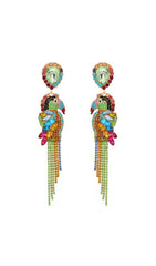 PARROT DIAMONATE EARRINGS