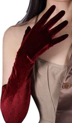 RED VELVET GLOVES