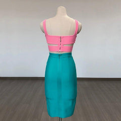 BANDAGE BODYCON DRESS SET