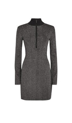 KNIT MINI DRESS