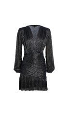 CROSSOVER SHIMMER MINI DRESS