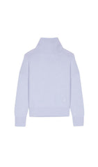 CASHMERE BLEND MOCK NECK SWEATER