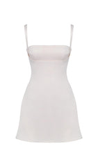 VINTAGE CREAM MINI DRESS