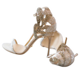 Champagne Wedding Sandals