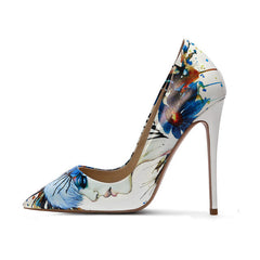 Face Print Party Pumps