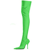 Manolo Blahnik Inspired Thigh High Boots
