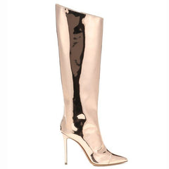 Runway Candy Color Knee High Boots