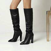 Microfiber Over-the-Knee Boots