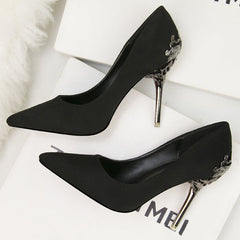 Classic Suede Office Pumps