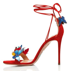 Butterfly Straps Lace-up Sandals