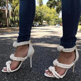 Braided Knot Gladiator Sandals