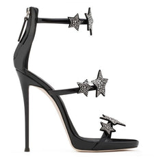 Celebrity Style T Stage Crystal Sandals