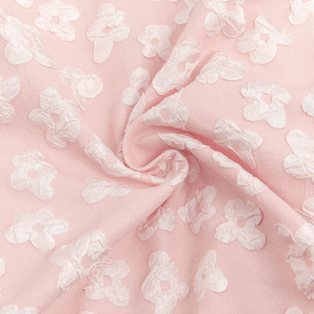 PUFF SLEEVE BARDOT FLORAL DRESS PINK