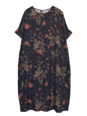 Short Puff Sleeve,Smocked Waist Fit Flare Dress