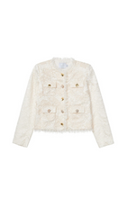 CREAM CORD LACE JACKET
