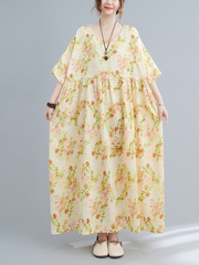 Highest Hopes Cotton Smock Dress