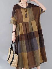 So Long To Life Smock Dress