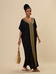 It's My Life Rayon Loose Kaftan Dress