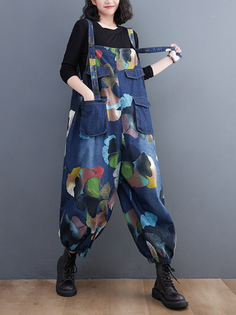Wrangler Denim Middle Waist Bib Overalls