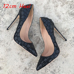 Black Autumn High Heeled Pumps