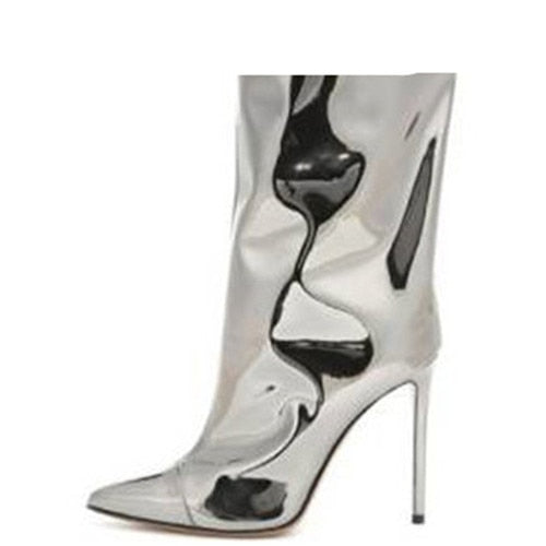 Patent Leather Demonia Boots