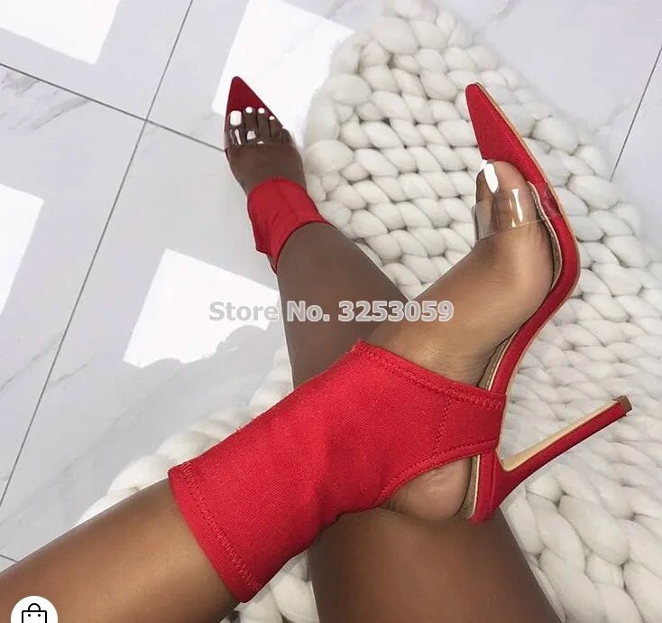 Ankle Stiletto Sandals