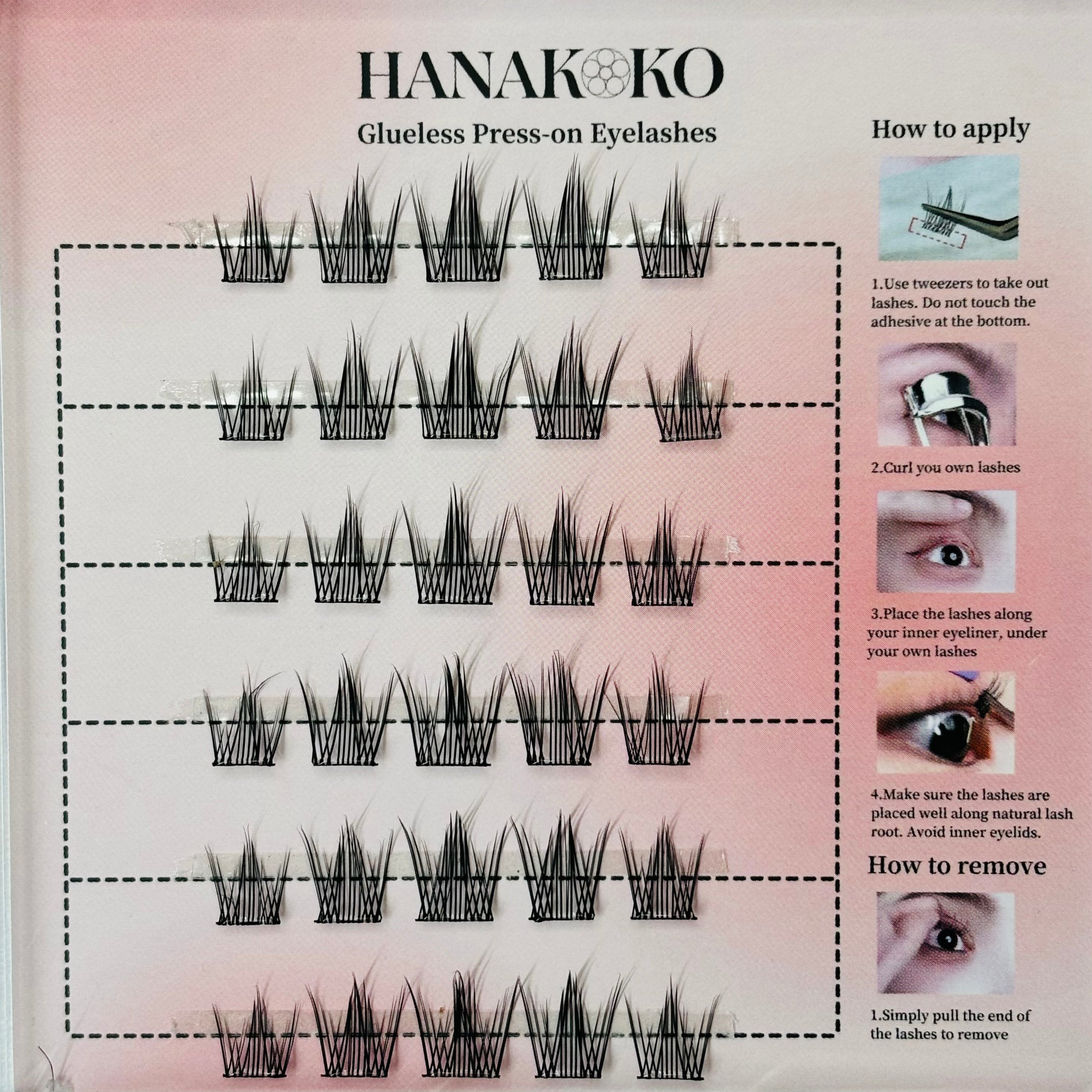 Glueless Press-on Eyelashes