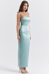 Costanza Light Jade Maxi Dress