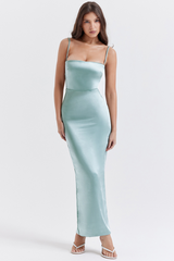 Costanza Light Jade Maxi Dress